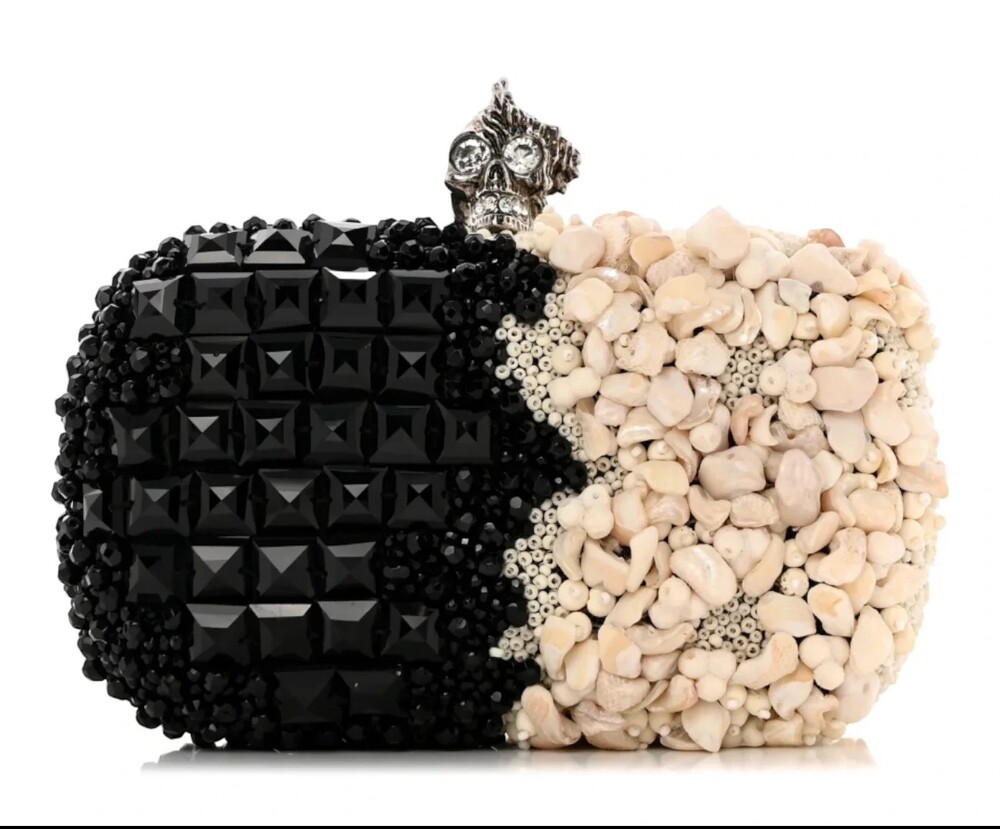 6719 - Alexander McQueen Runway Limited Edition Shell & Bead Clutch